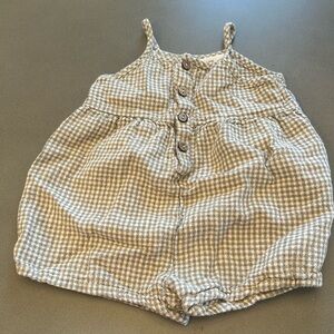 Rylee + Cru Sage Romper 12-18 months